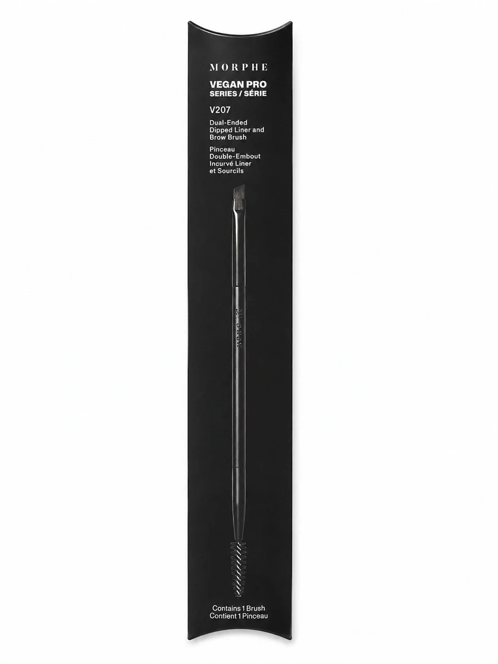 Morphe V207 Dual-Ended Dipped Liner and Brow Brush